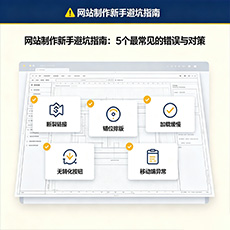 陵水建站-网站制作新手避坑指南：5个最常见的错误与对策