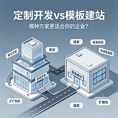 陵水建站-定制开发vs模板建站：哪种方案更适合你的企业？
