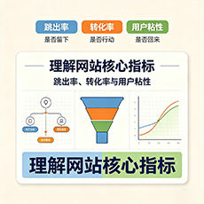 陵水建站-理解网站核心指标：跳出率、转化率与用户粘性