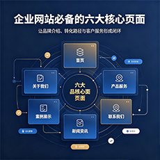 陵水建站-企业网站必备的六大核心页面